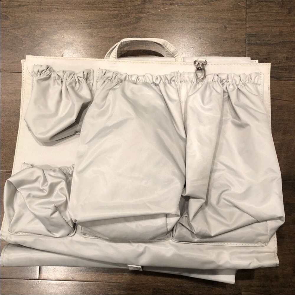 Tote savvy organizer (light gray)  , gently used